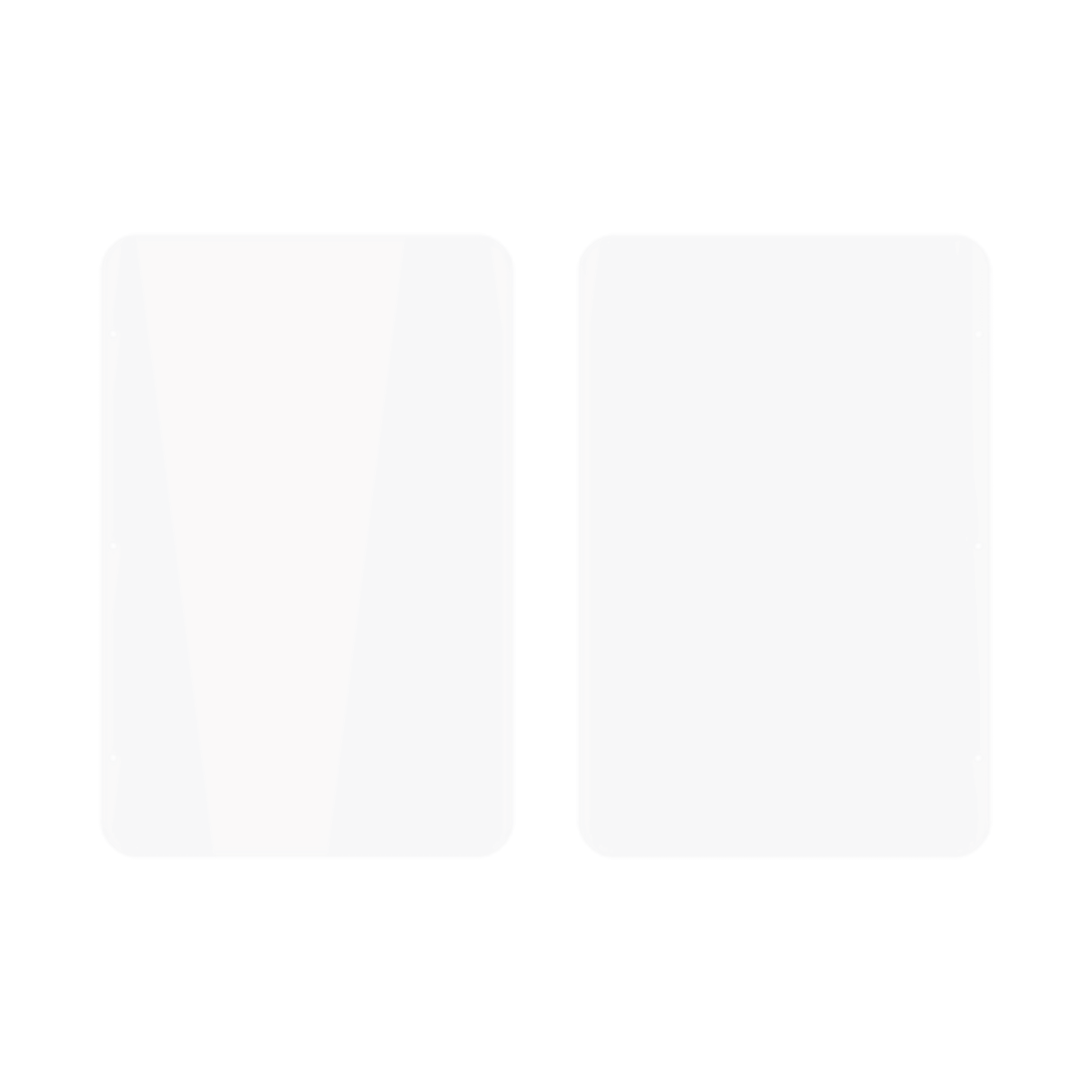 Kit de 2x Aletas de Acrílico para Formar Carriles de 90 cms en Torniquetes Series DS-K6B221TMX