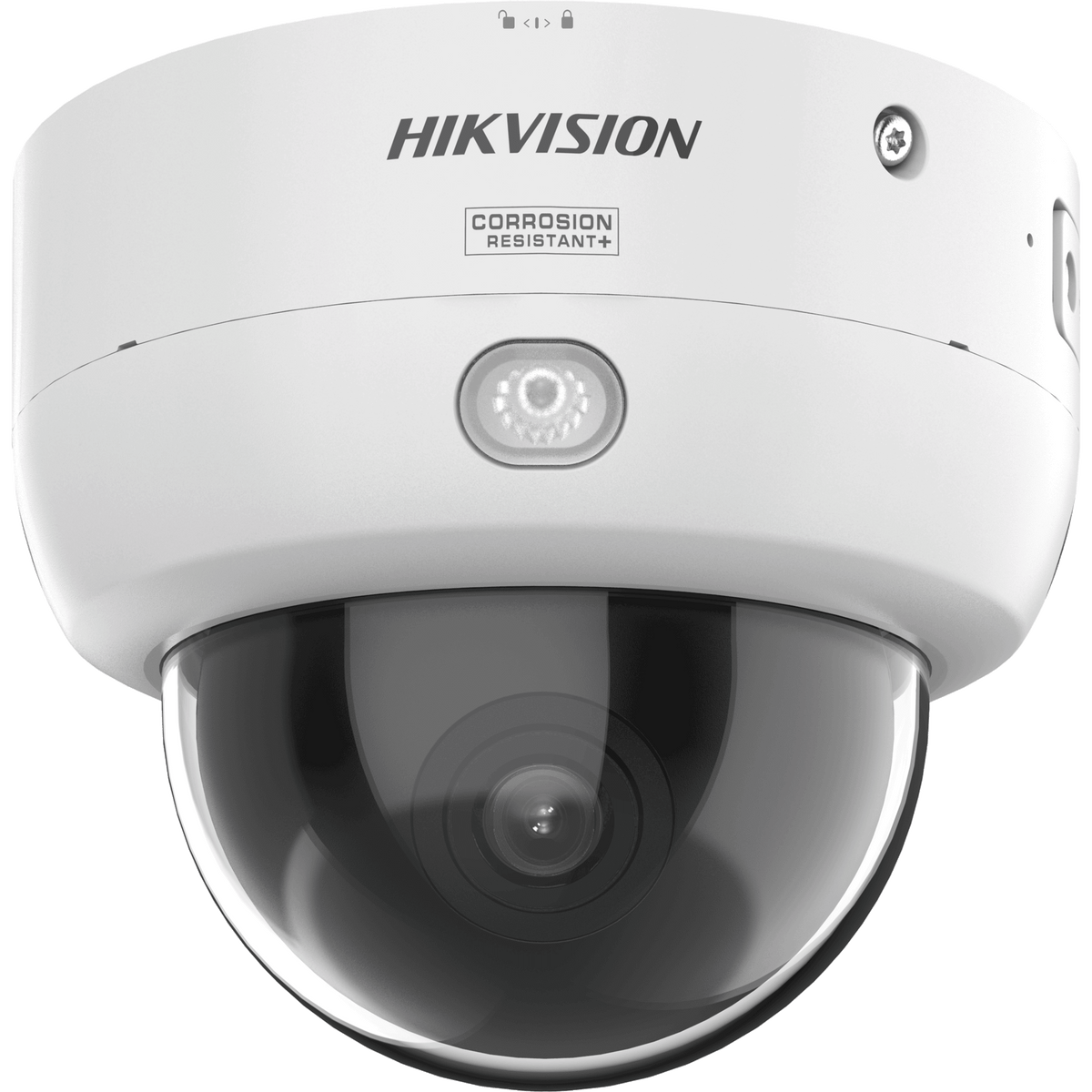 Domo IP 4 Megapixel / Lente 2.8 mm / Dual Light (40 mts IR + 40 mts Luz Blanca) / Darkfighter S / Exterior IP67 / IK10 / Microfono Integrado / WDR 130 dB / 4 Analíticos: AcuSense, Deteccion Facial, Conteo de Personas por Cruce y Zona