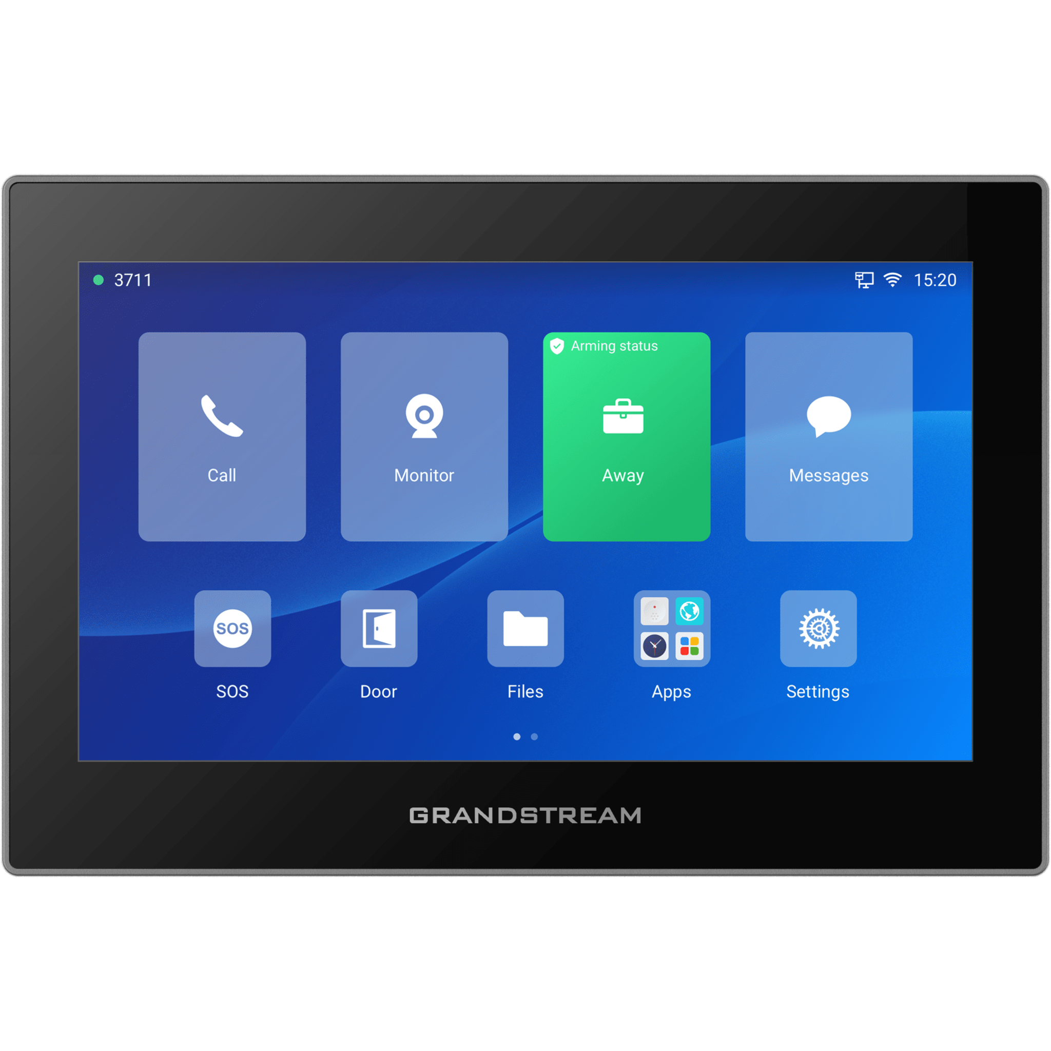 Estación de Intercomunicación SIP con Wi-Fi 6, Bluetooth y Control Total para Agendamiento de Salas y Edificios Inteligentes (Color Negro)