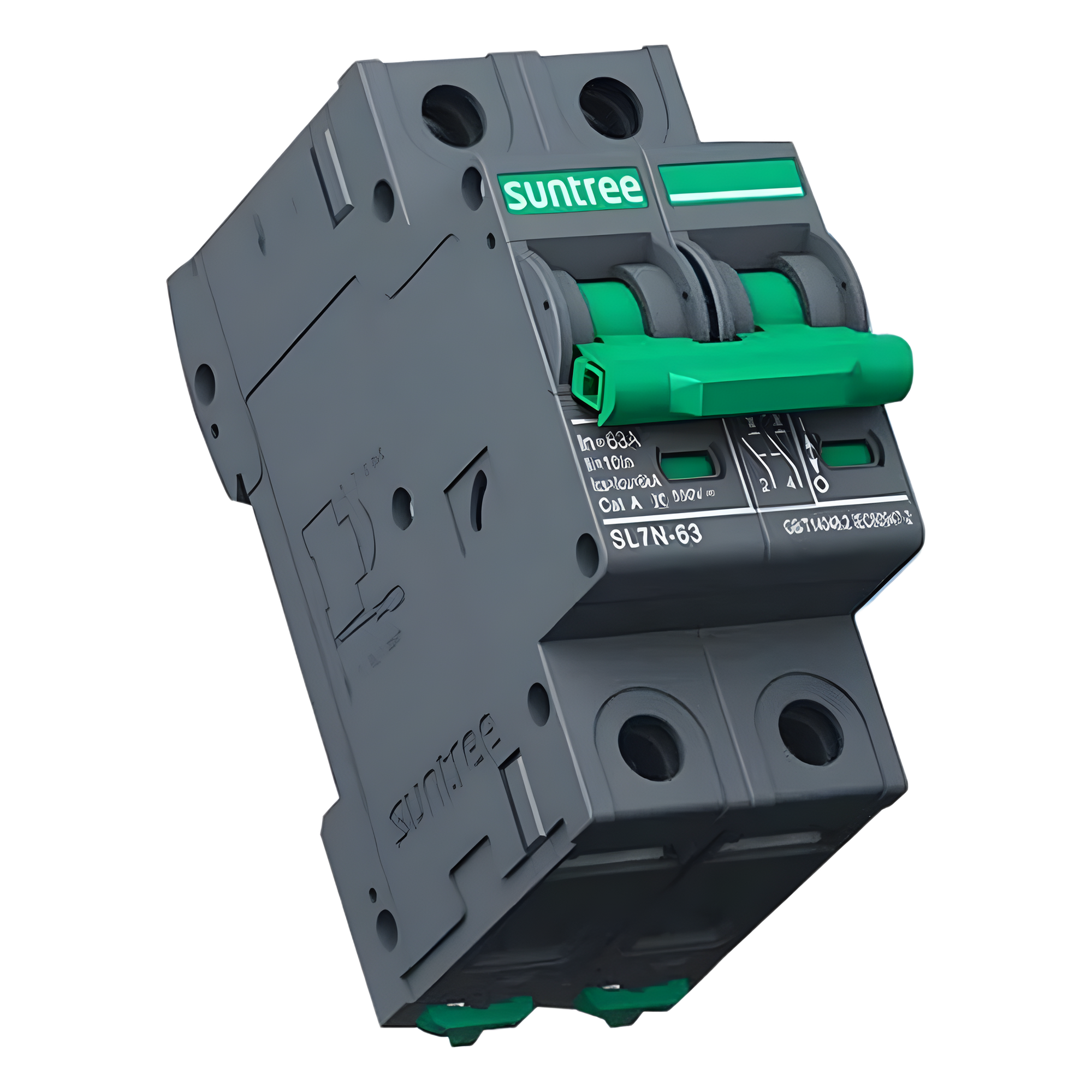 Protección Térmica/ Interruptor 2P, 40 A,  Corriente Directa  800 Vcc para Aplicación Fotovoltaica Montaje Riel DIN