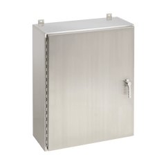 Gabinete de Pared NEMA 4X, Acero Inoxidable 304, Cierre de 3 Puntos, 914 x 914 x 305 mm