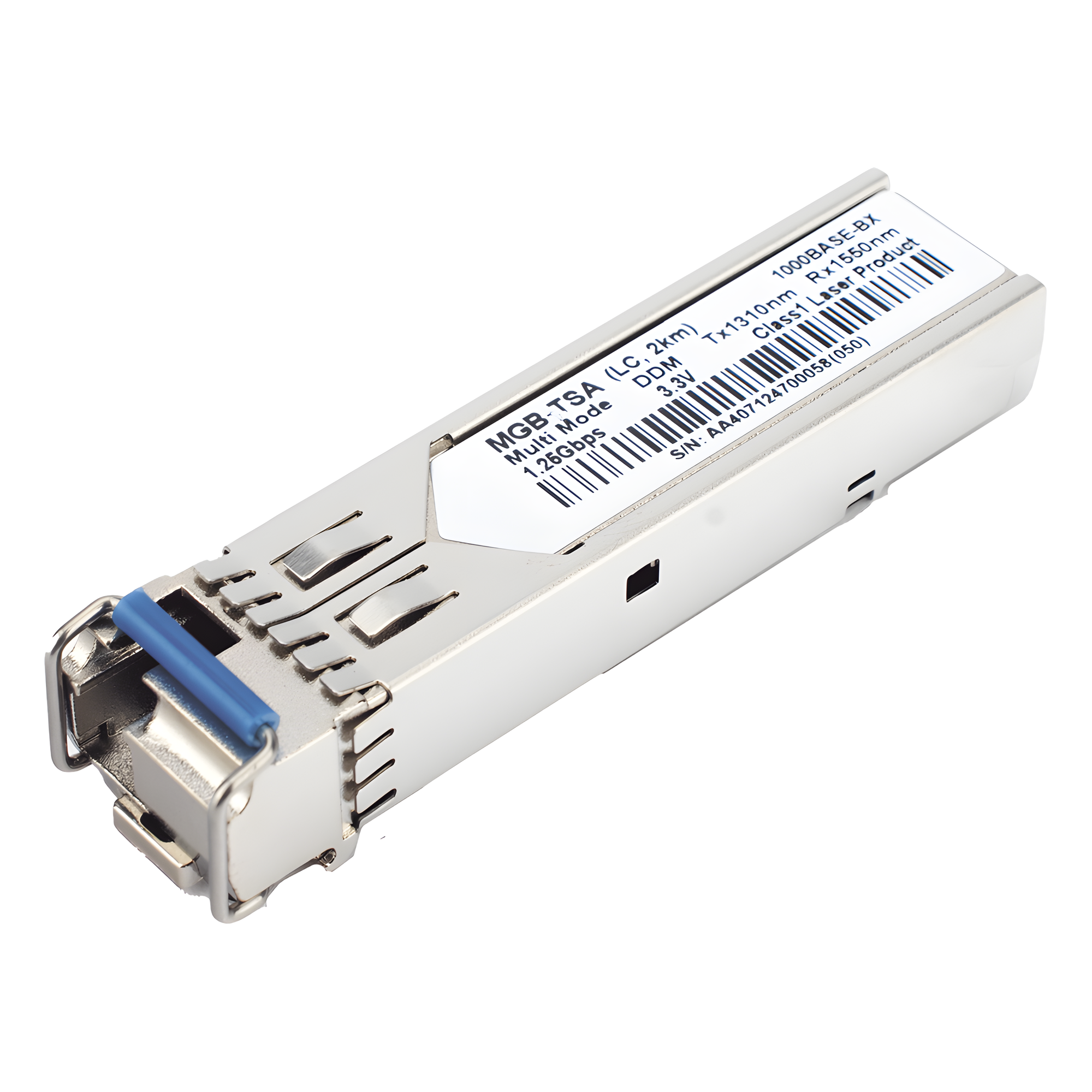 Módulo mini-GBIC SFP-Port 1000BASE-BX (WDM, TX:1310nm) - 2 km (-40~85 grados C)
