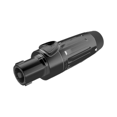 Conector Speakon | Hembra | 4 polos | carcasa negra | Cable AWG10 | 30A