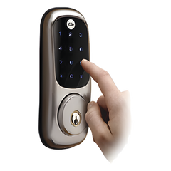 Cerradura Real Living YRD226/ Teclado y Llave /Compatible con Smarphone o Total Connect