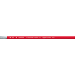Cable de Alimentación Marino ABYC / 6 AWG Real / 200 pies (61 m) / Cobre OFC Estañado / 1,176 Hebras / Cubierta PVC Flexible / Resistente a Aceite, Gasolina y UV / Color Rojo