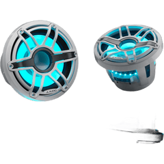 Subwoofer Náutico 8" / 200 W RMS / 4 &Omega; / LED Transflective™ / Rejilla Deportiva Blanca / Deflector Infinito o Caja Cerrada / Marino
