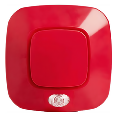 Indicador de Alarma Óptico/Acústico IS2021RE / 101 dB / 14 Tonos / EN 54-3 & EN 54-23 / IP65 / Bajo Consumo / Rojo