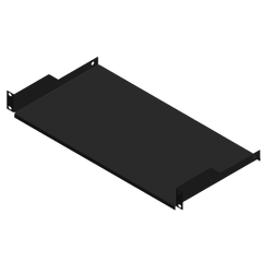Charola para Rack de 19" de 2 postes, 23 cm de Profundidad, 1 Unidad de rack