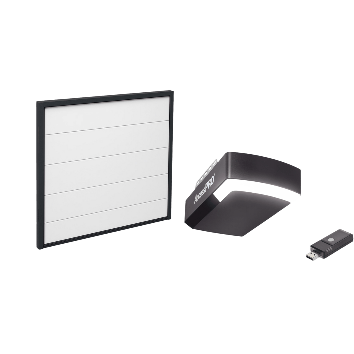 Kit Puerta de Garage 18x9 Pies (5.49 x 2.74 m) / Motor DC 1/2 HP / Insulada / Activación WiFi / Hasta 50 Controles / Lámina Calibre 26