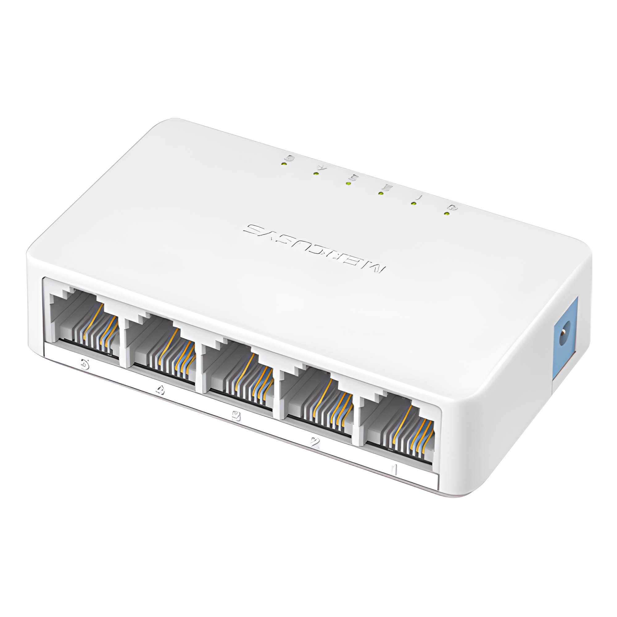 Switch NO Administrable / Para escritorio /  5 puertos 10/100 Mbps / Diseño Compacto / Plug and Play