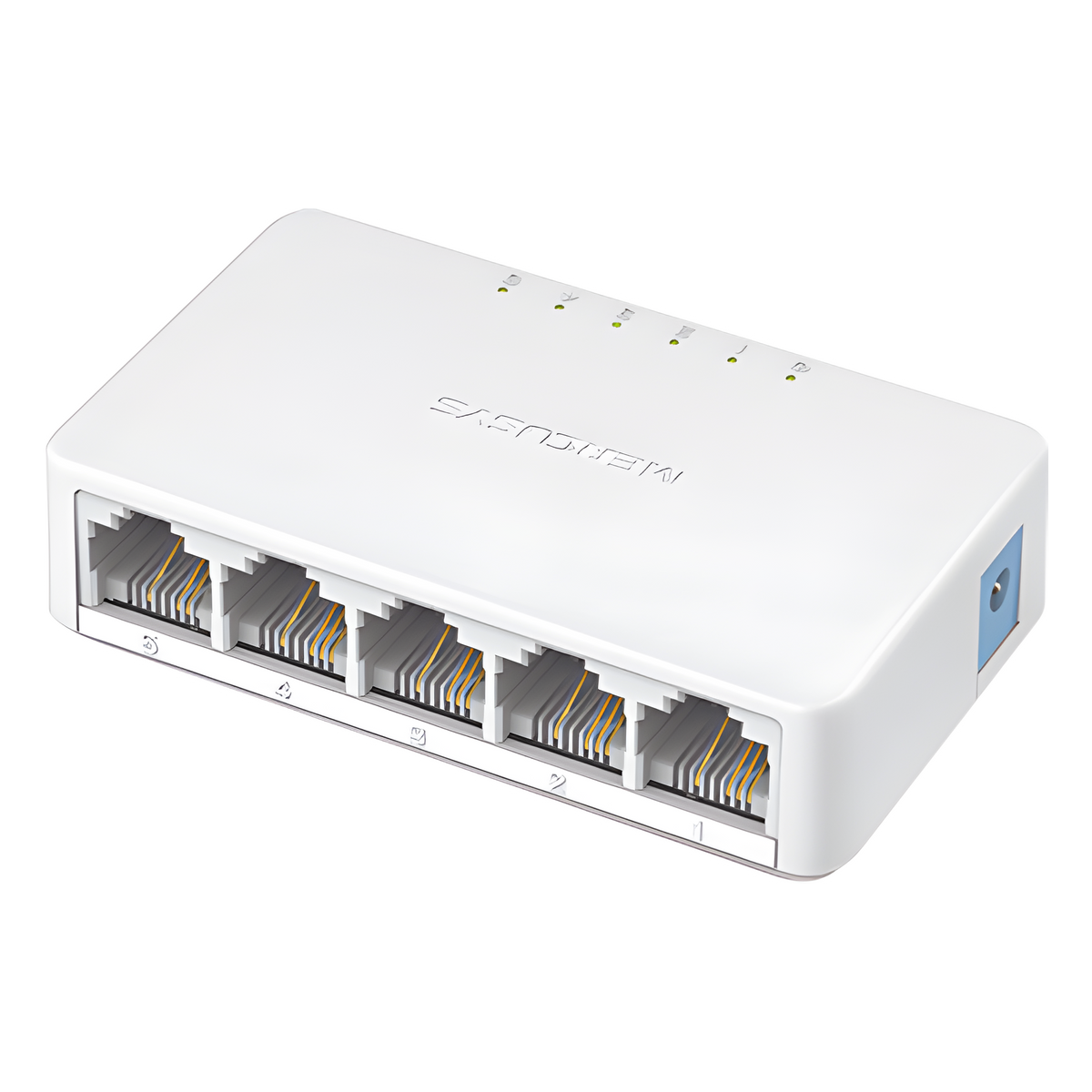 Switch NO Administrable / Para escritorio /  5 puertos 10/100 Mbps / Diseño Compacto / Plug and Play