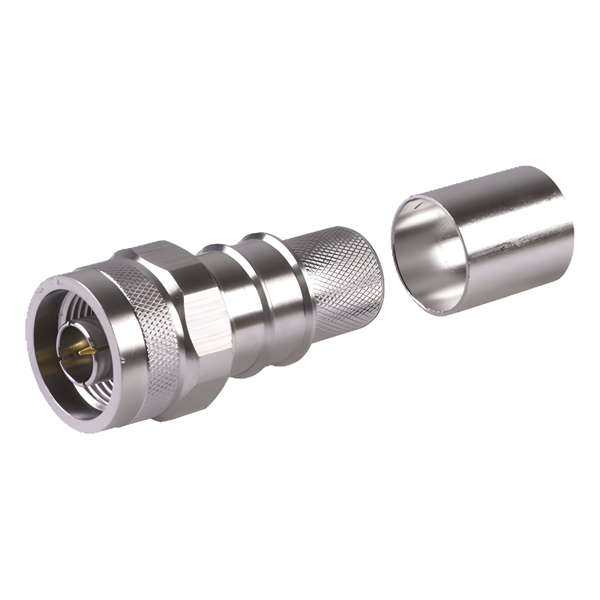 Conector N Macho Plegable con Pin Cautivo para cable LMR600, LP600