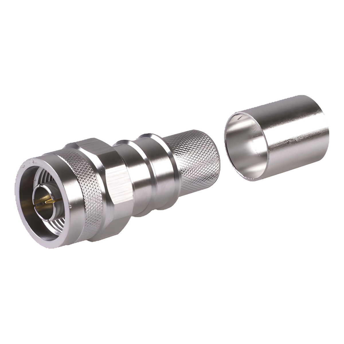 Conector N Macho Plegable con Pin Cautivo para cable LMR600, LP600
