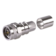 Conector N Macho Plegable con Pin Cautivo para cable LMR600, LP600