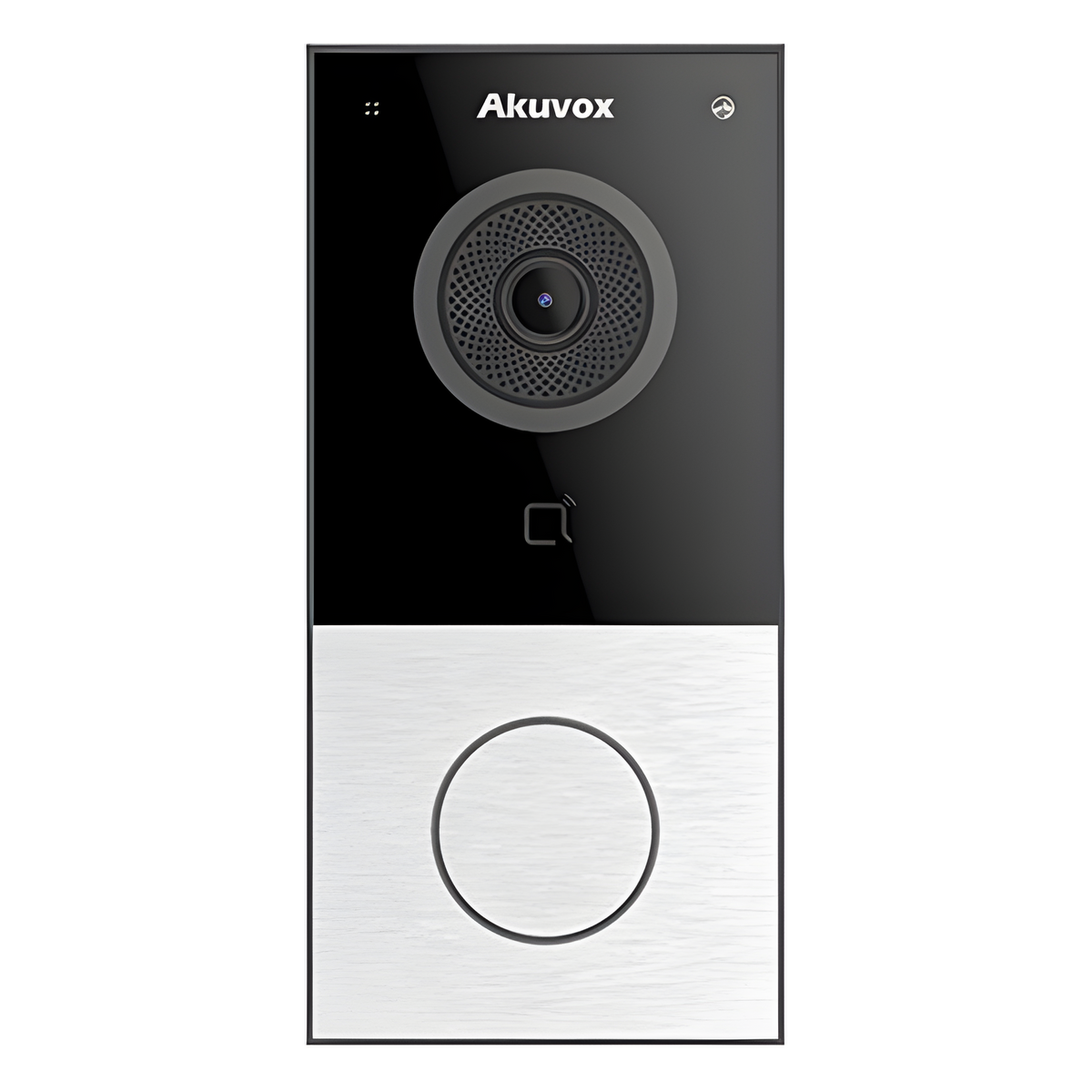 DOORBELL / WIFI / 100% en la Nube / POE / Bluetooth / NFC / Lector de Tarjetas MIFARE / Notificación en APP /  Llamada Telefónica / SIP / ONVIF / IP65 / Cámara 2 MP / Botón con Iluminación / Control de 1 Puerta