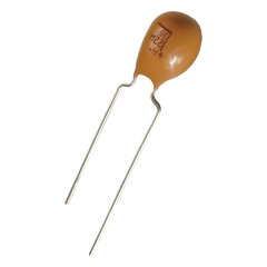 Capacitor de Tantalio de 2.2uF , Emplomado sólido de 25V