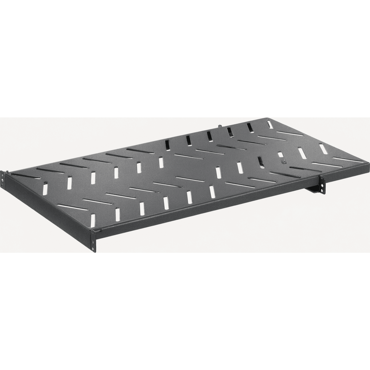 Charola para Soportar Equipos en Rack de 19" de 4 Postes, Profundidad Máxima de 23.5 in, Capacidad de Carga de 124.7 kg, 1 UR