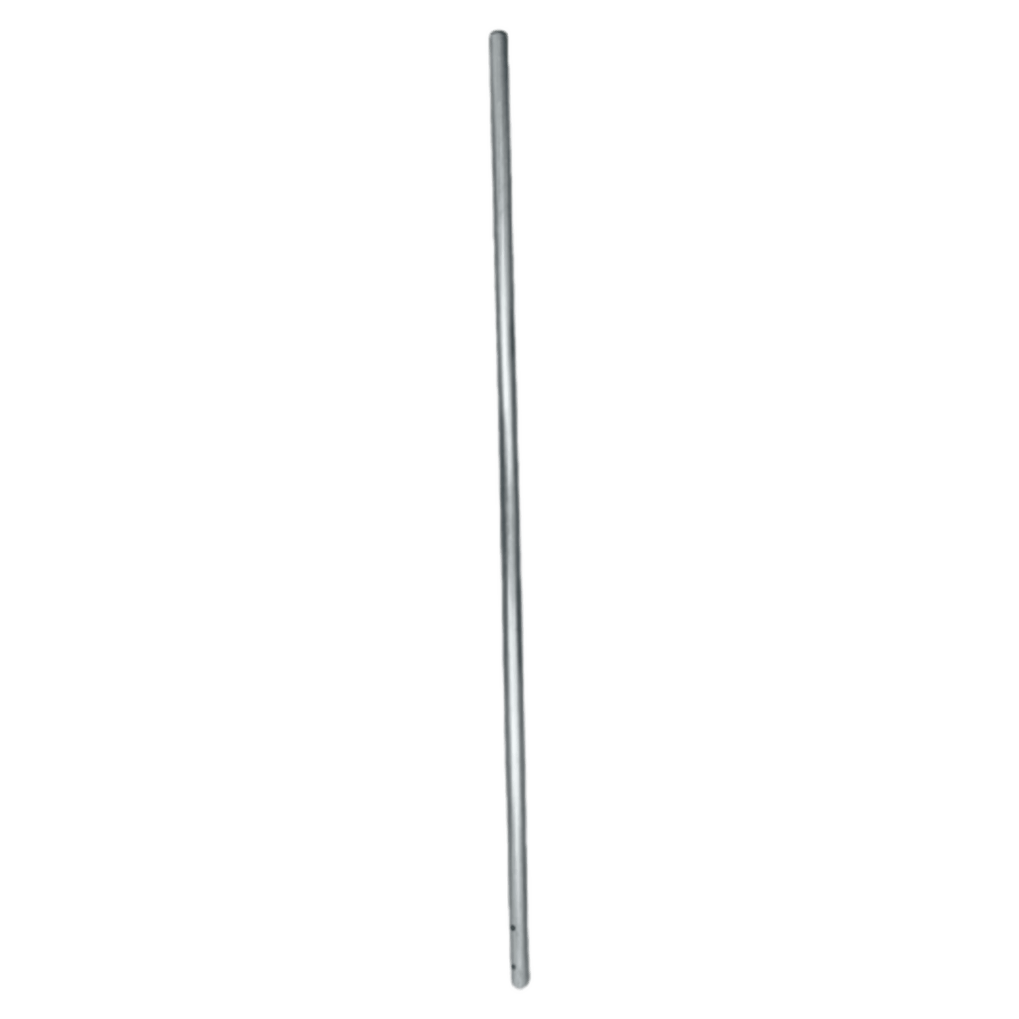 Poste de Esquina / Tubo de Acero Galvanizado / Diámetro 1" / Longitud 120 cm / Espacio para 5 Aisladores Esquina / Sin pintar / Peso 0.8 KG