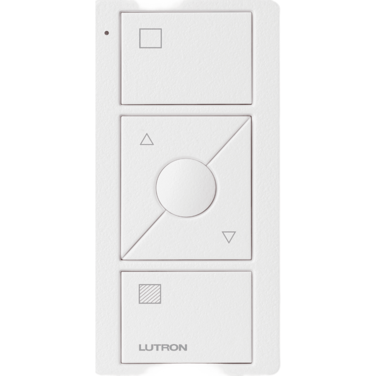Control Pico inalámbrico de 3 botones con subir/bajar y botón de escena favorita, tecnología Clear Connect RF