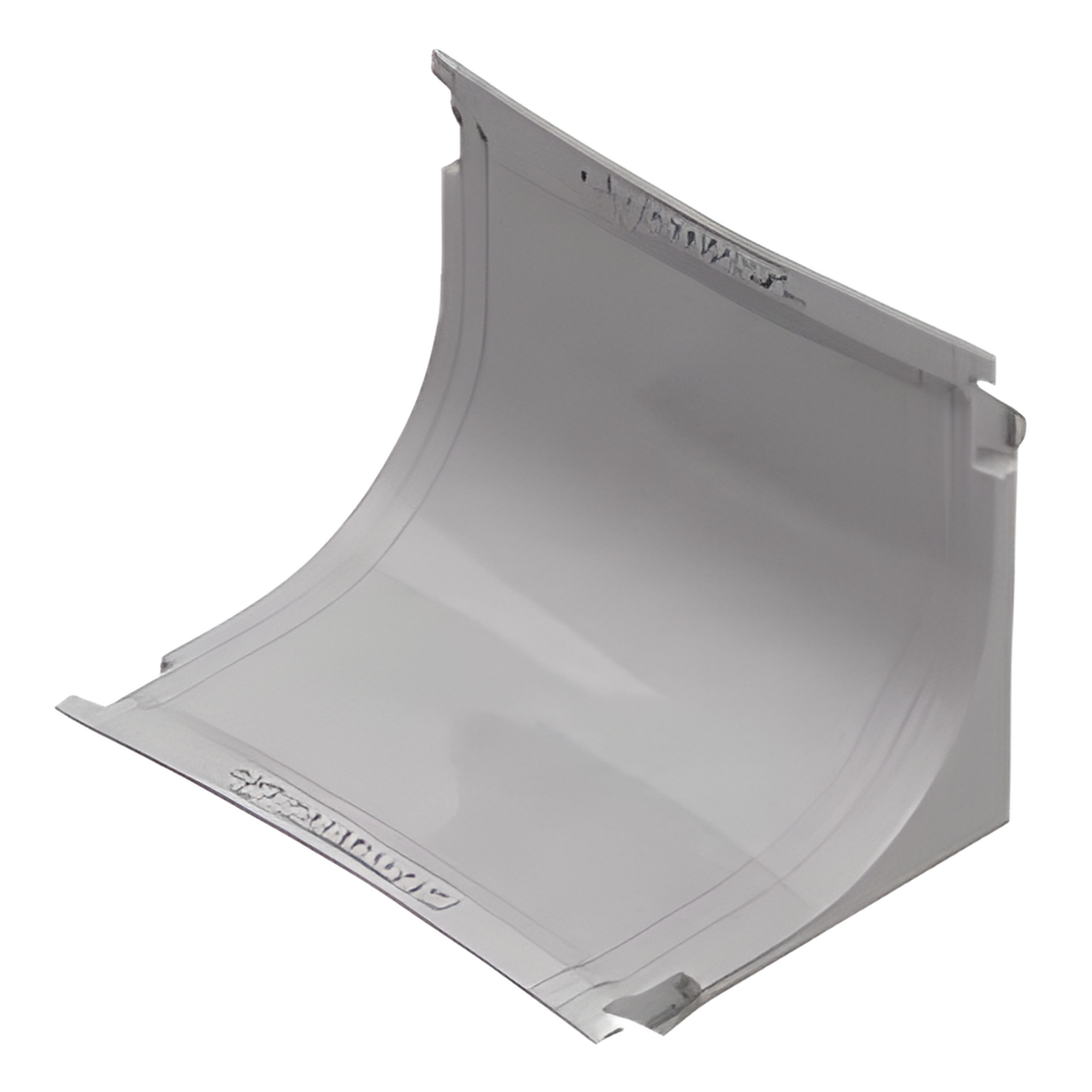 Curva vertical interna color blanco para canaleta THR40
