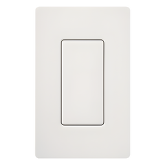 Inserto ciego para cubrir aberturas sin usar en placas de pared estilo designer Claro y Satin Colors, color Snow satinado