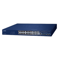 Switch Gestionado PoE++ 802.3bt / 16 Puertos Gigabit PoE++ 95W + 8 Puertos Gigabit + 4 Puertos 10G SFP+ / Presupuesto PoE 420W / IPv6/IPv4 / L2/L4 / ERPS / CloudNMS / Rack 440 mm (17.3 in)