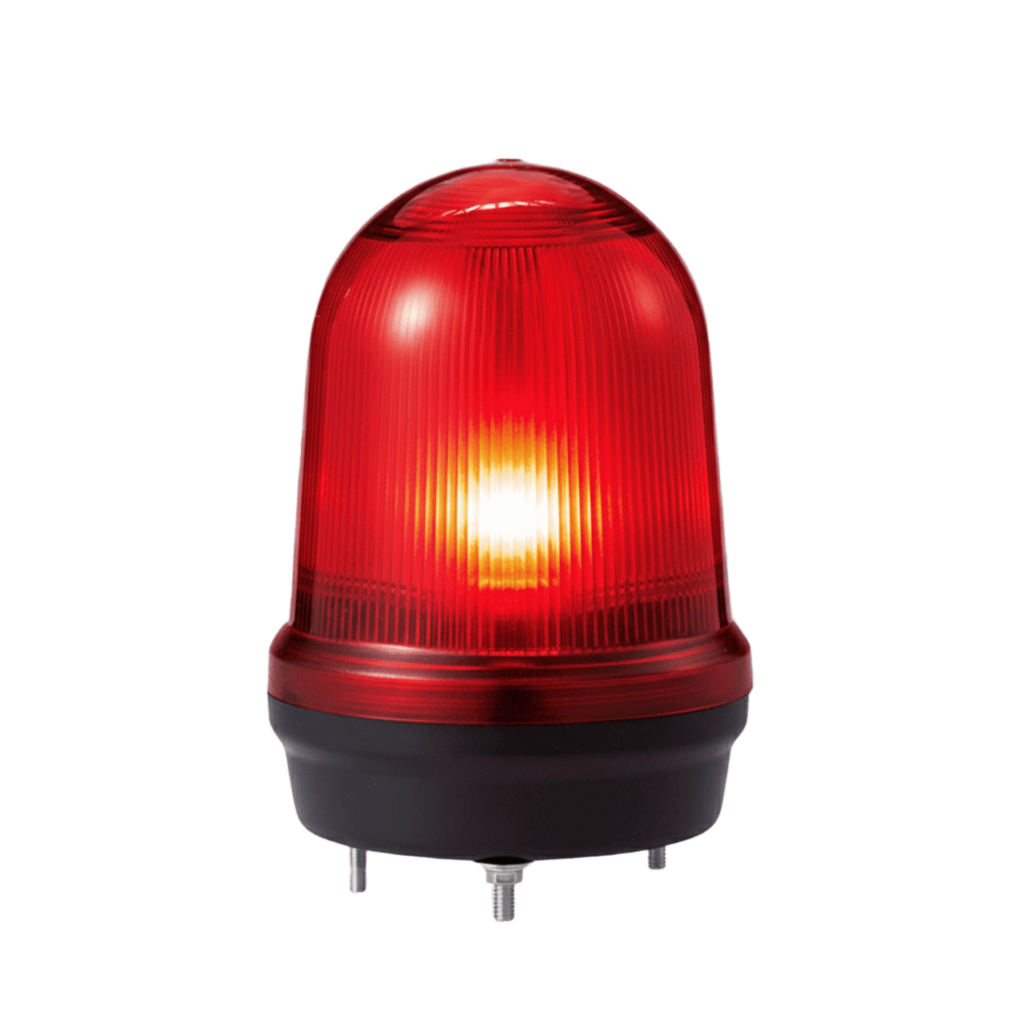 LED con patrones fijo/intermitente, estroboscópico y simulación rotatorio, Color Rojo de 12-24 VCD