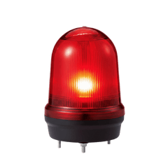 LED con patrones fijo/intermitente, estroboscópico y simulación rotatorio, Color Rojo de 12-24 VCD