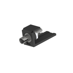 Módulo Acoplador ST Simplex, para Fibra Óptica Multimodo OM3/OM4, Tipo Mini-Com, Color Negro