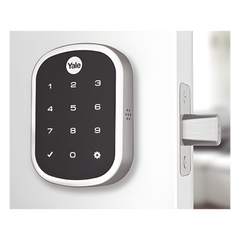 Cerradura ASSURE YRD256, Niquel Satinado/Teclado/ Para puertas Izq o Derecha de  35 a 57 mm de espesor/ Apertura por Smartphone