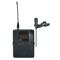 Micrófono de Solapa Digital Inalámbrico EP-59L / Condenser / Rango Frecuencia 540-590MHz y 640-690MHz / Modulación pi/4-DQPSK / Potencia Salida ≥10dBm / Autonomía >10 Horas / OLED Display / Ajuste Potencia y Volumen / Fun
