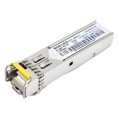 Transceptor mini-Gbic SFP 1G LC TX:1550nm RX:1310 para fibra Mono Modo 20 Km WDM, Requiere MGB-LA20