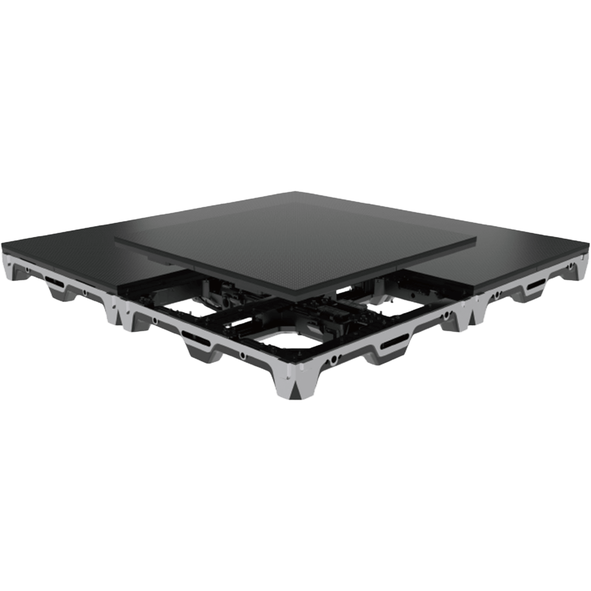 Pantalla LED MR / Para Instalación en Piso / Píxel Pitch 4.8 mm / GOB / Brillo 1000 nits / Frecuencia 7680 Hz / Protección IP65/IP54