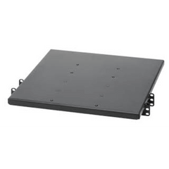 Charola de Doble Fijación en Rack de 2 Postes, 635 mm de Profundidad, y Soporte de Peso de 113 Kg, 1 UR, Color Negro