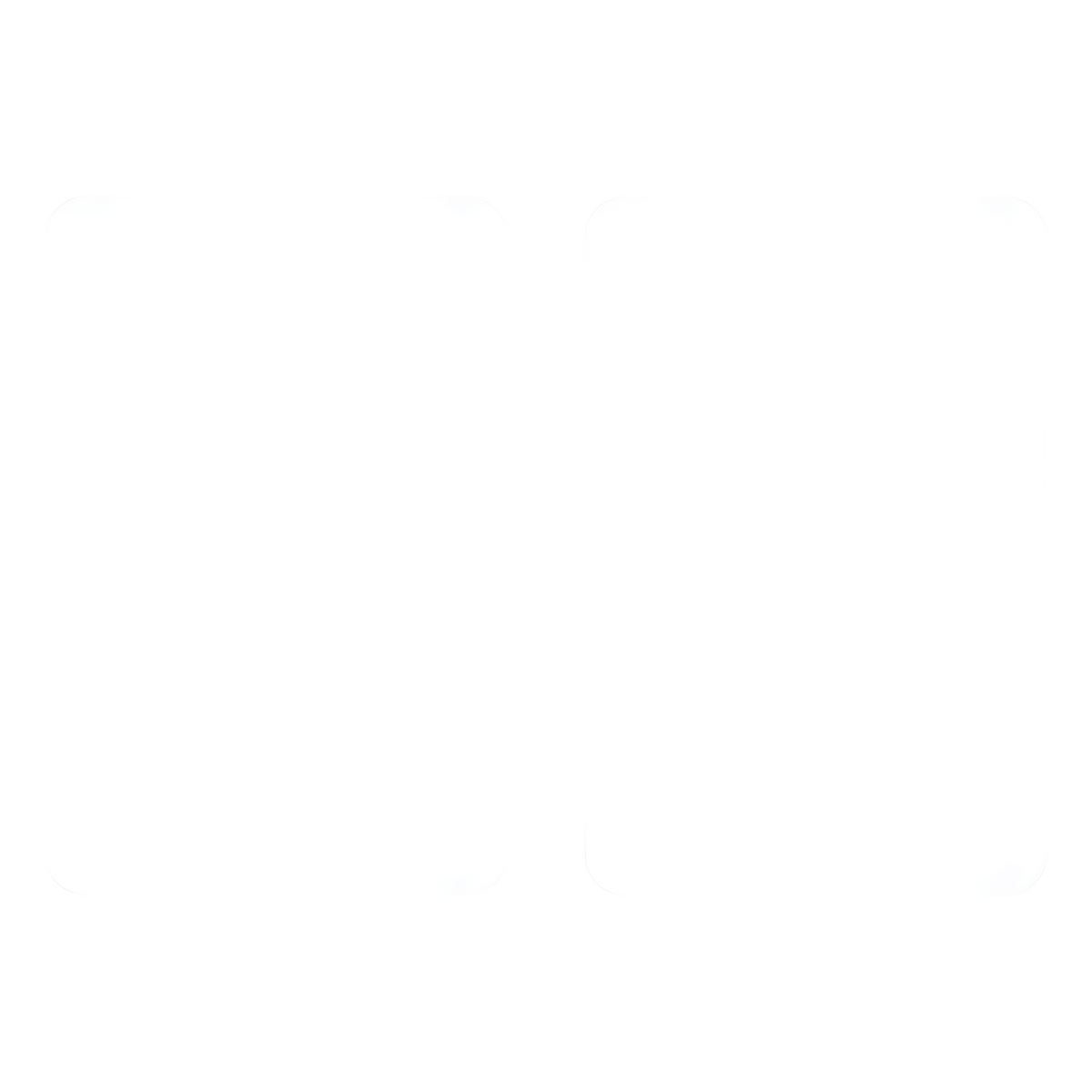 Kit de Repuesto (2 Piezas) de Aletas de Acrílico para Formar Carriles de 65 cms en Torniquetes Series DS-K3B530