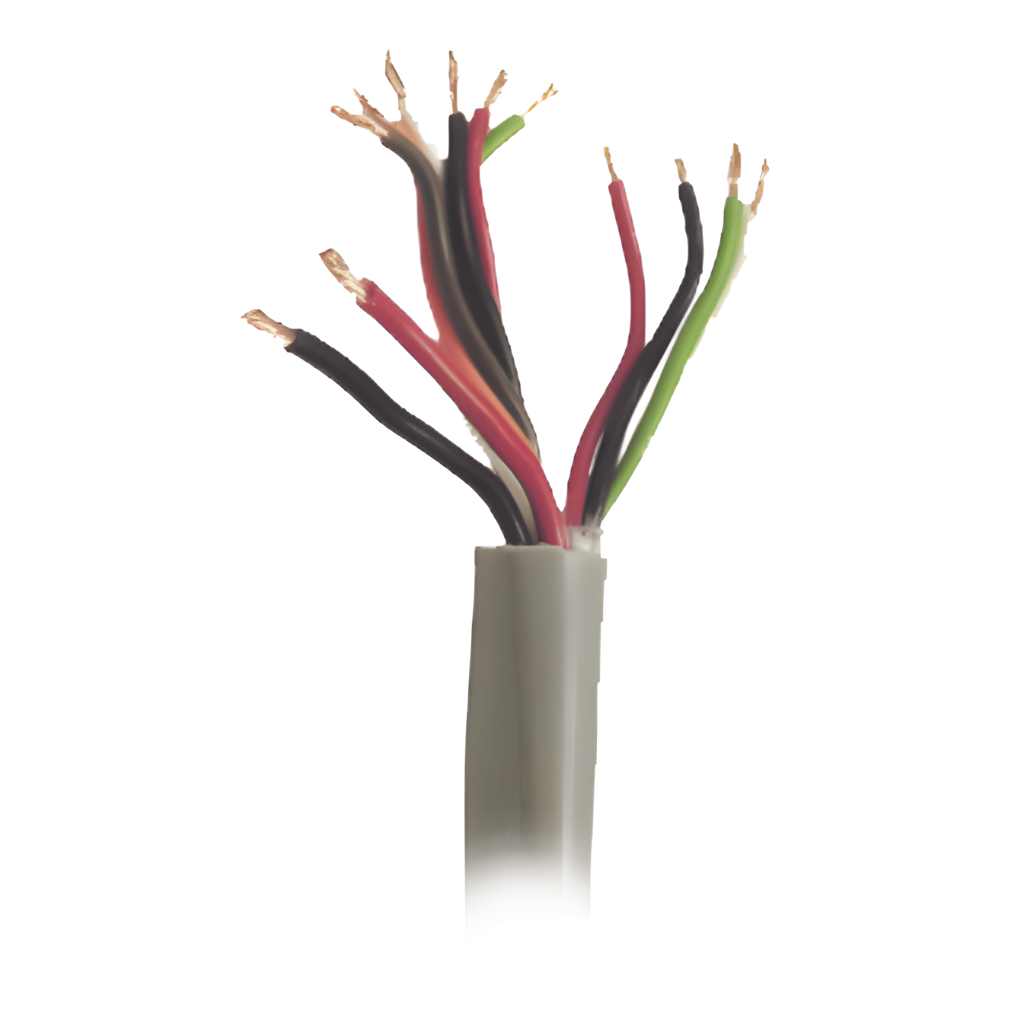 Bobina de Cable de 500 Metros (1640 Pies) / Color Gris / Sistemas de Alarmas de Intrusión y Control de Acceso / 5 Pares Calibre 22 / 1 Par Calibre 18 / Intemperie