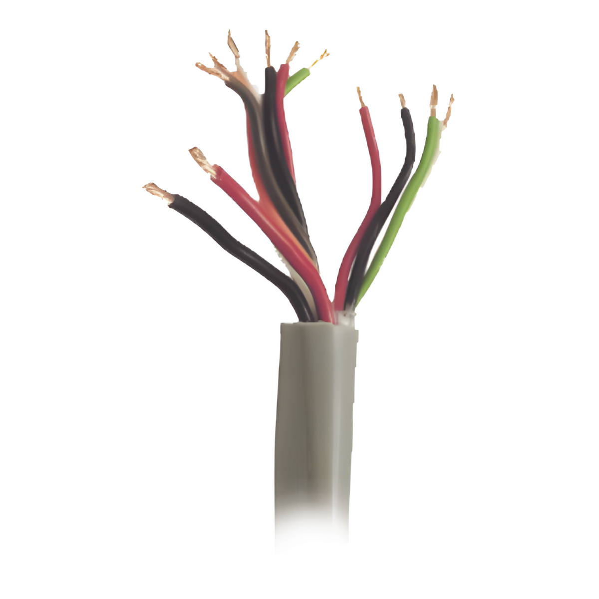 Bobina de Cable de 500 Metros (1640 Pies) / Color Gris / Sistemas de Alarmas de Intrusión y Control de Acceso / 5 Pares Calibre 22 / 1 Par Calibre 18 / Intemperie