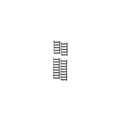 Kit de Dedos Para Administración de Cables en Gabinetes FlexFusion™ Light, de 48 UR, Dedos de 100 mm de Longitud, Color Negro