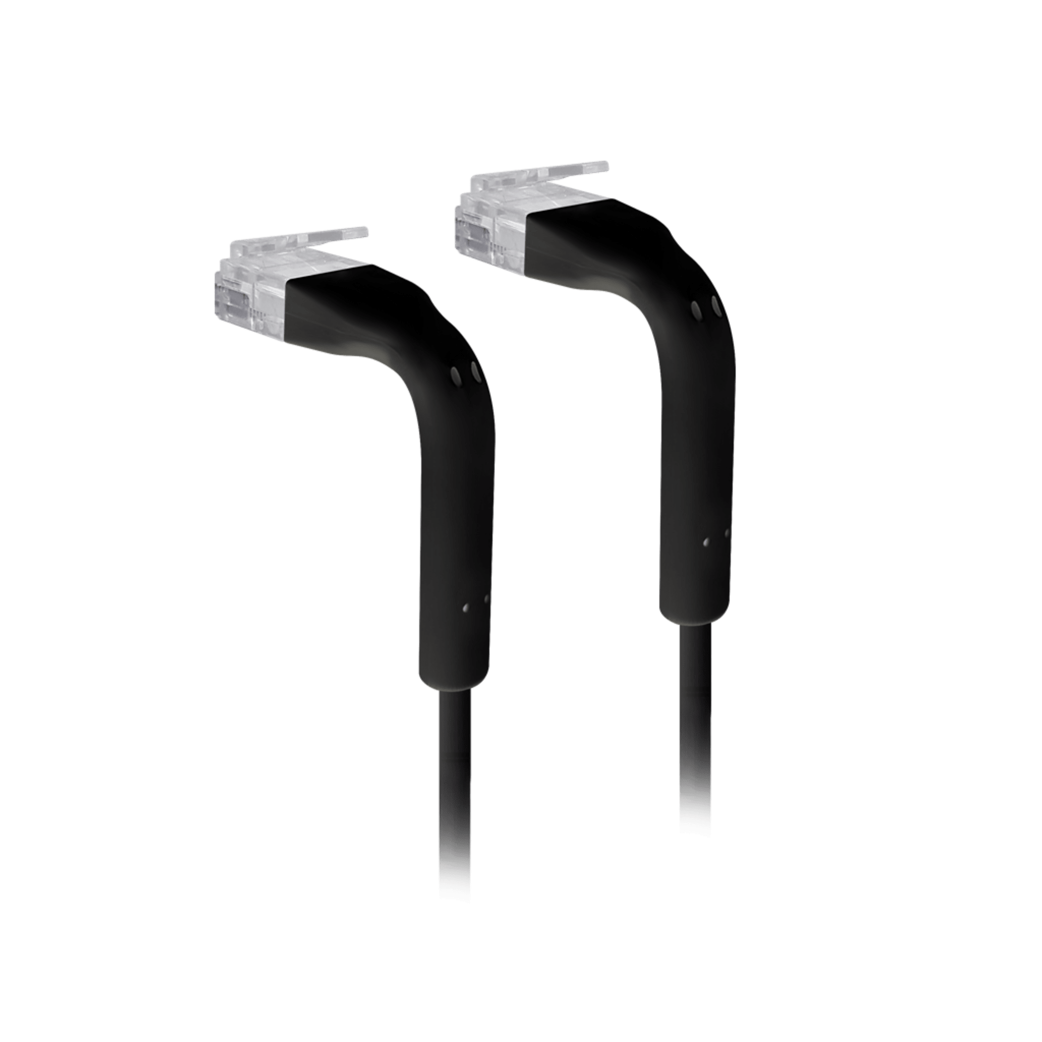 UniFi Patch Cable Cat6 Ultradelgado GbE con Botas Flexibles, Color Negro, 0.3 Metros (0.98 Pies)