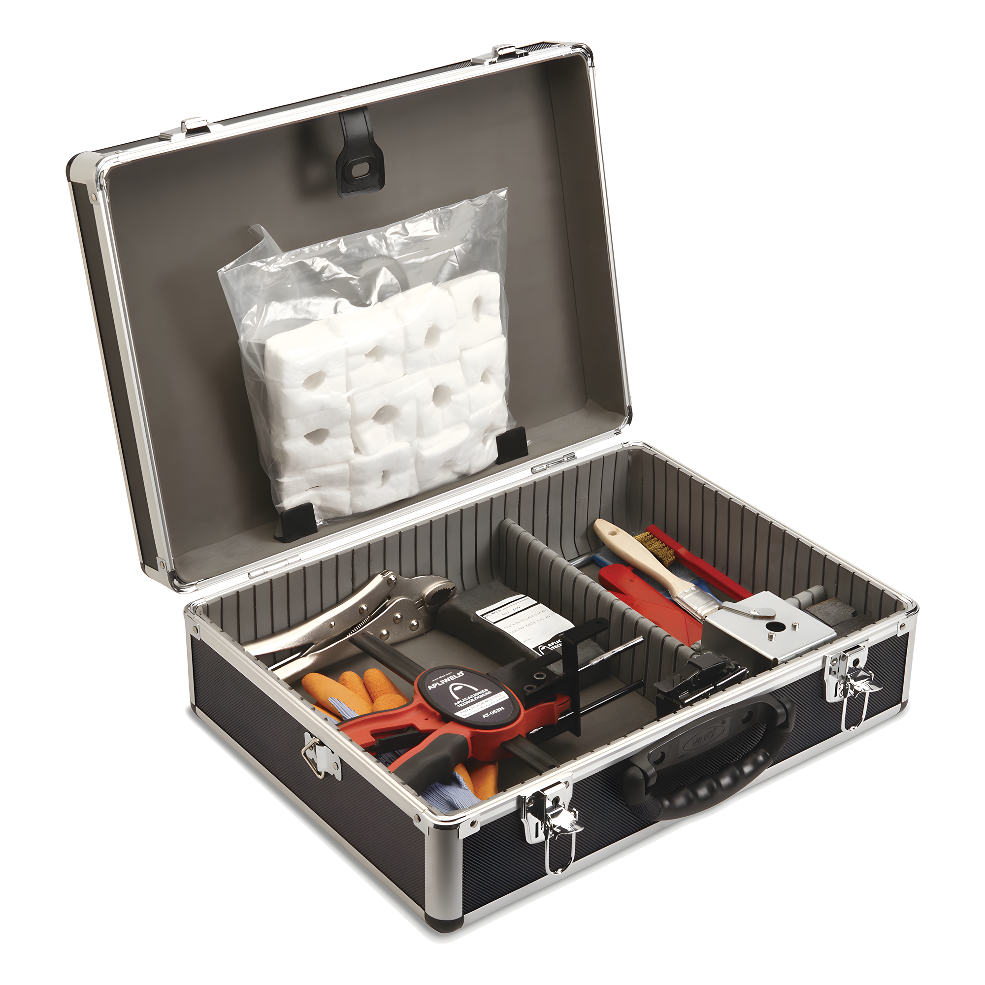Kit de Molde Múltiple Cable/Pletina/Pica / Diámetro 15.9 mm / 40-60 Soldaduras / Maletín Completo / Alta Conductividad