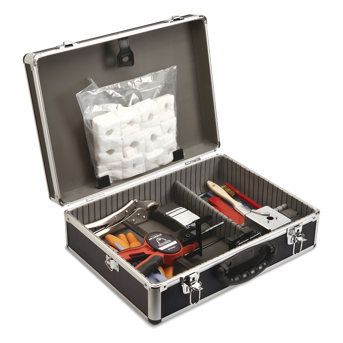 Kit de Molde Múltiple Cable/Pletina/Pica / Diámetro 15.9 mm / 40-60 Soldaduras / Maletín Completo / Alta Conductividad