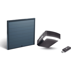 KIT COMPLETO Incluye /Puerta D/ Garage / APDOORL 8x9 Pies / Lisa Linea Central / Insulada / Interfase ACCESSWIFI / Extension ACCESSEXTRAILC /Motor FS1000M / 1/2HP / Fuerte/Silencioso/Luz LED/Motor DC .