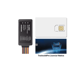 Kit localizador vehicular / 4G LTE / BLE / RS485 / Audio dos vias (requiere accesorios) / incluye SIM500MB2Y y Plataforma TrackSolidPro / Compatble con UL212 Sensor ultrasonico