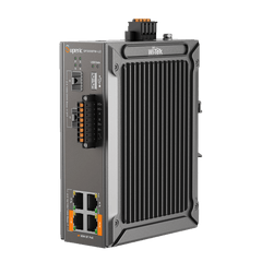 Switch Industrial Administrable / Gigabit con 2 Puertos PoE bt / 2 Puertos PoE af/at / 2 SFP Gigabit / Soporta RS485 / Presuepuesto PoE 128W