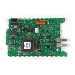 Módulo repetidor con interfaz de cable de cobre y fibra óptica multimodo para extender o convertir el medio en redes NOTI-FIRE-NET