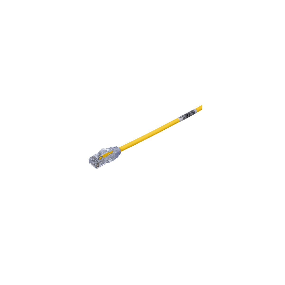 Cable de Parcheo UTP Cat6A, CM/LSZH, Diámetro Reducido (28AWG), Color Amarillo, 1.22 Metros (4 Pies)