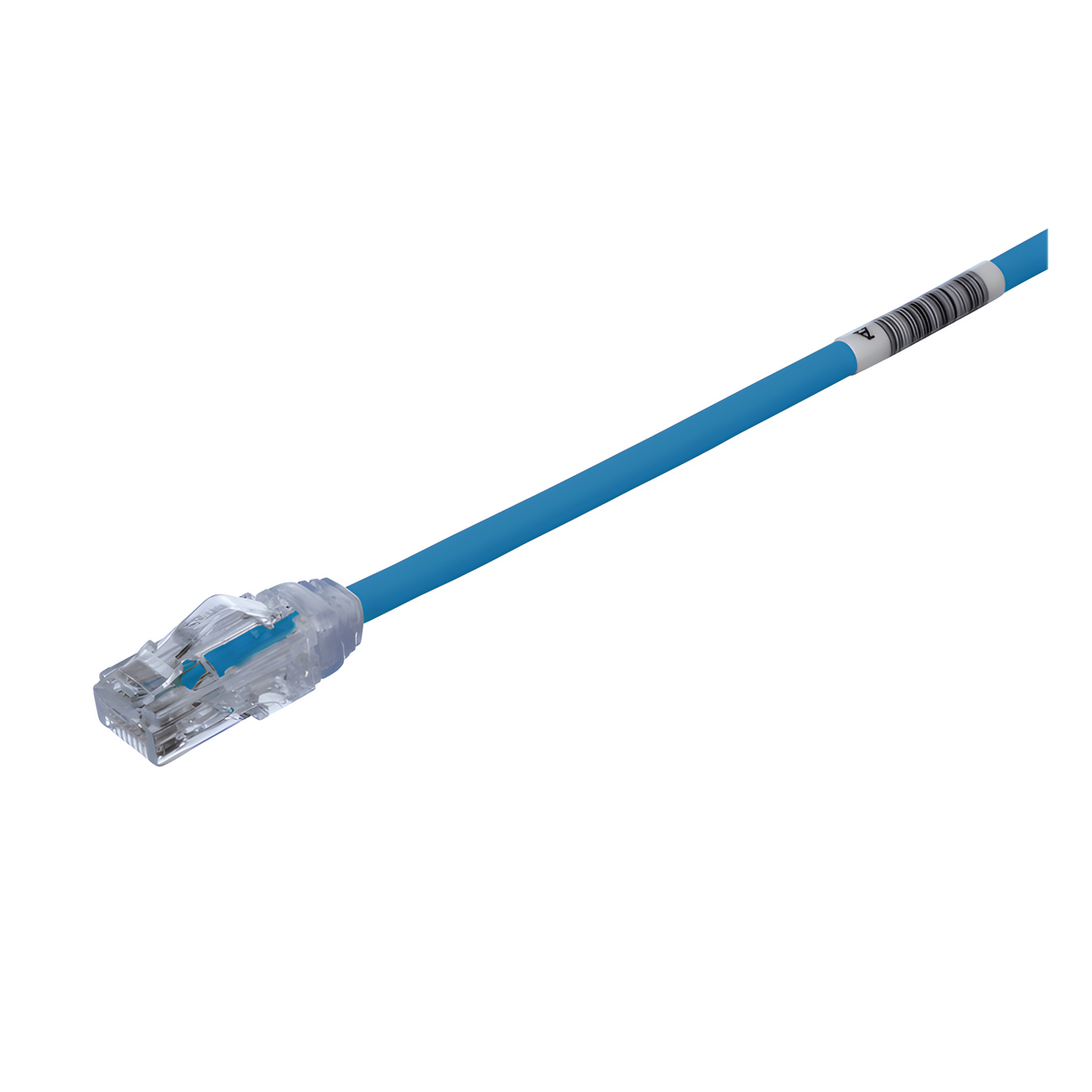 Cable de Parcheo UTP Cat6A, CM/LSZH, Diámetro Reducido (28AWG), Color Negro, 2.13 Metros (7 Pies)