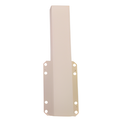 Enganche para mástil 009MXARM001 con barrera GARD4 (001G4140Z / G3750) / 8 orificios para tornillería / SOPCAM