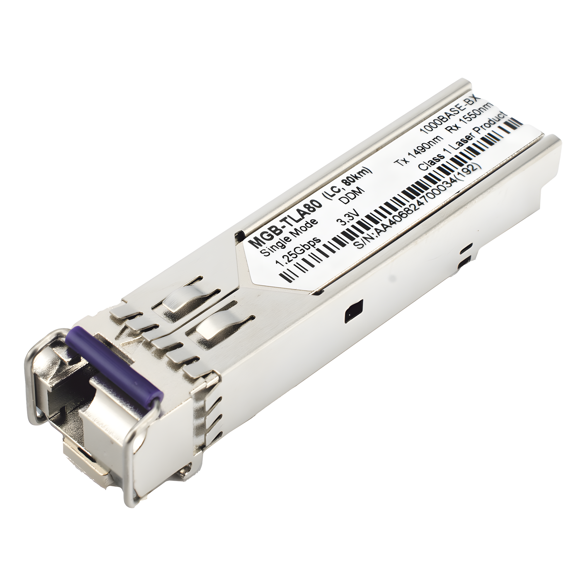 Módulo Industrial  mini-GBIC SFP-Port 1000BASE-LX - 80 km (-40~85 grados C)