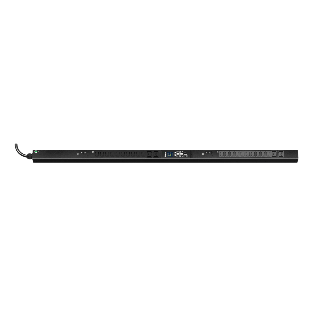PDU ES2P Monitoreable (MI) para Distribución de Energía, Enchufe de Entrada NEMA L6-30P, Con 20 Salidas C13 y 4 C19, de Instalación Vertical, 208 Vca, 30 Amp